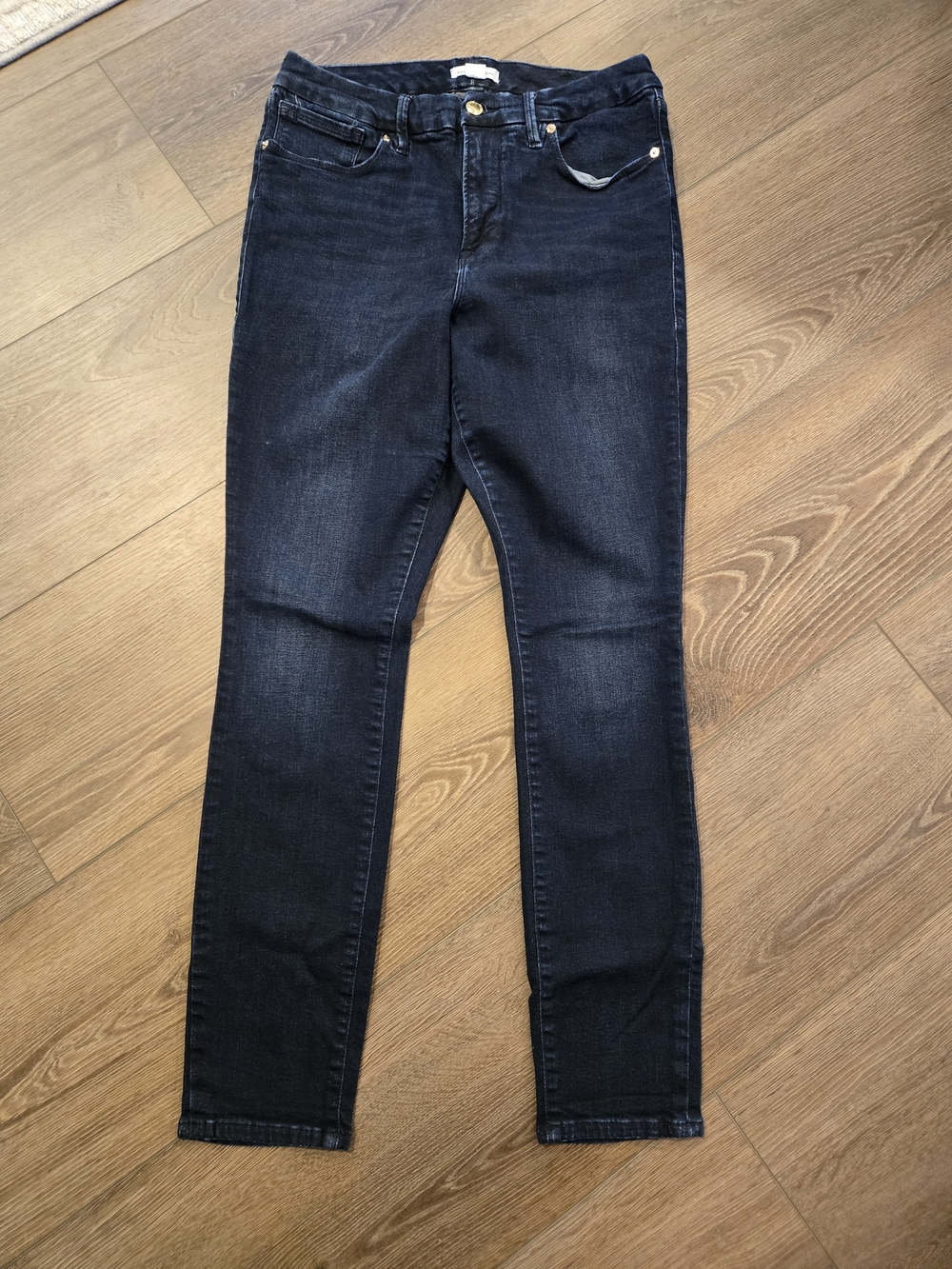 Good American Dark Navy Skinny Jeans